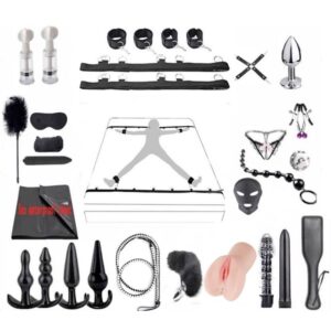 Sensory Ecstasy 24-Piece Beginner’s BDSM Set