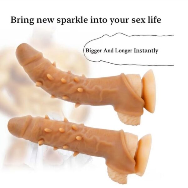 Spiked TPE Girth Booster Sleeve
