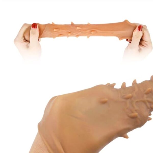 Spiked TPE Girth Booster Sleeve