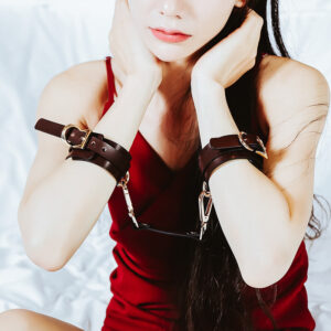 Red Leather 8pc BDSM Set - Image 6