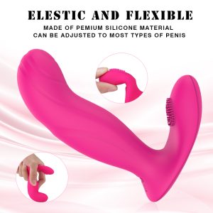 Wearable W0men Vibrator with Remote Control and 9 V!brati0n Patterns for Hands-free G-sp0t Cl!t Vibrat0r for Female - Image 4