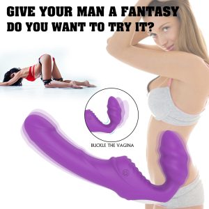 Strapless Strap On, Dual Ended Vibrator - Image 19
