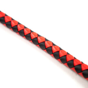 Long Red And Black Checkered Whip - Image 3