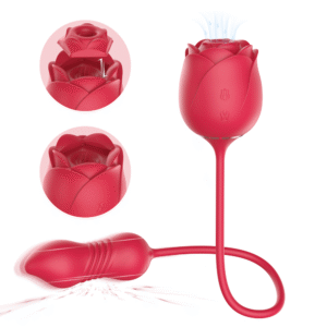 Sucking Flower 5 Rose Shaped Vibrator - Image 1
