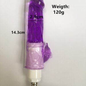Purple Dildo Sex Machine Attachment - Image 1