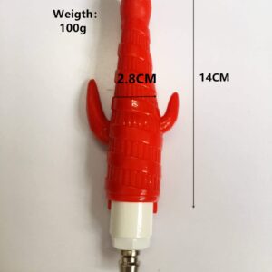 Red Dildo - Sex Machine Attachment - Image 1