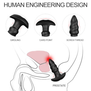 Butt Plug Vibrator 3 Inch - Image 3