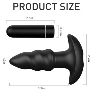 10 Speed Vibrating Plug (Wireless Remote) - Image 8