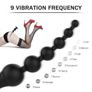 Remote Control Anal Beads Vibrator "The Tower" - Image 6