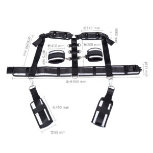 SM restraint kit wrist ankle sleeve restraint strap cross strap - Image 3