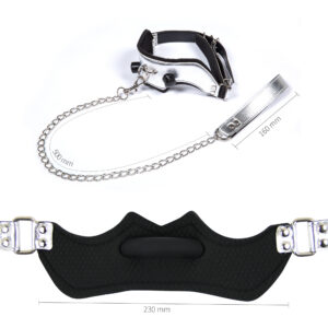Slave Adult Fetish Dog Neck Collar Chain - Image 2