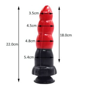 The Exam 8.66 Inch Leveled Silicone Dildo - Image 3