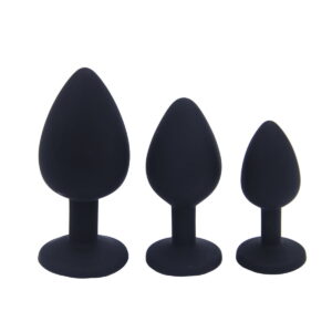 Silicone Jeweled Butt Plug - Image 8