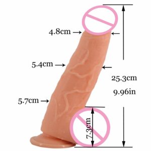 9.96inch Realistic Cock with Balls - Image 1