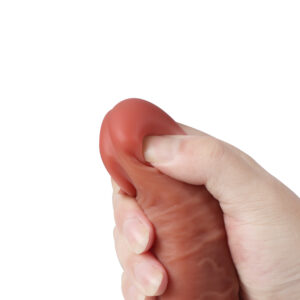 9.05 Inch Leo Dual Layer Silicone Dildo - Image 2