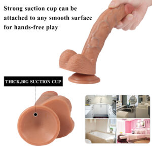 7.5inch New Hnas dual layer dildo with Blue Veins - Image 7