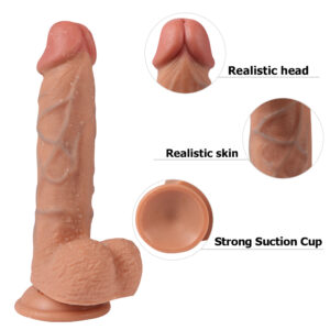 7.5inch New Hnas dual layer dildo with Blue Veins - Image 9