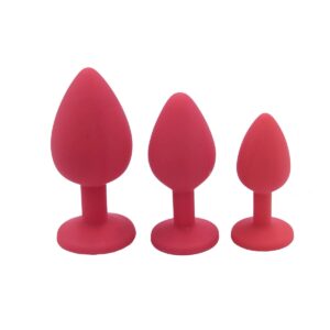 Silicone Jeweled Butt Plug - Image 6