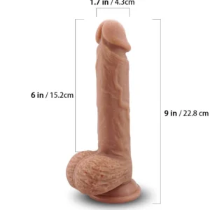 Telescopic & Up- down dildo Vibrating. wireless.Super soft dildo