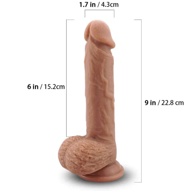 Telescopic & Up- down dildo Vibrating. wireless.Super soft dildo