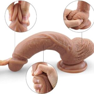 Telescopic & Up- down dildo Vibrating. wireless.Super soft dildo