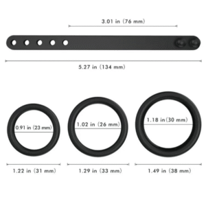 Black Cock Rings - Image 4