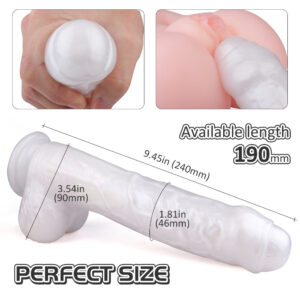 Williams White Knight 7.45 Inch Dildo - Image 8