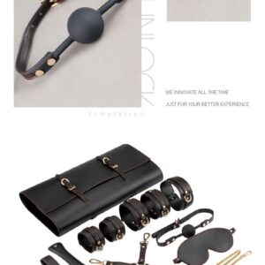Red Hot Leather BDSM Set - Image 13