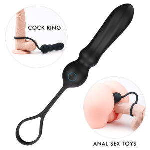Becky's Vibrating Butt Plug With Cock Ring - Image 13