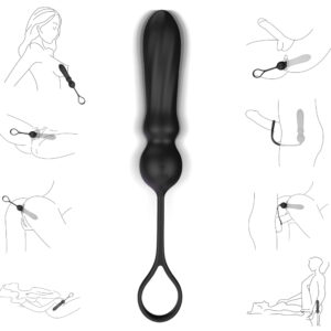 Becky's Vibrating Butt Plug With Cock Ring - Image 9