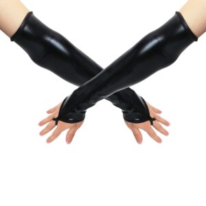 Black Finger less Sleeve Style Glove - Image 1
