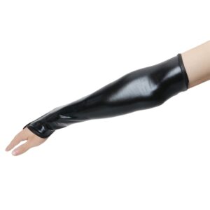 Black Finger less Sleeve Style Glove - Image 10