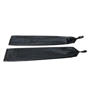 Black Finger less Sleeve Style Glove - Image 7
