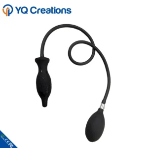 Inflatable Anal Plug Silicone Black - Image 4