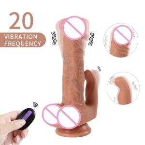 VIGOR Vibrating Wireless Dildo - Image 12