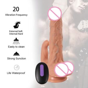 VIGOR Vibrating Wireless Dildo - Image 13
