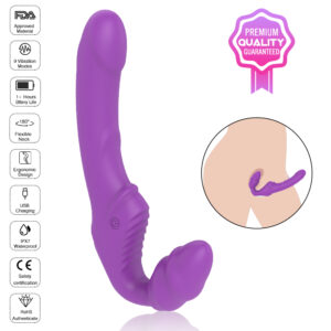 Strapless Strap On, Dual Ended Vibrator - Image 18