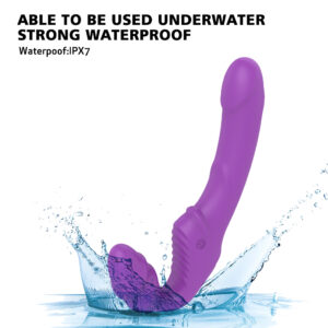Strapless Strap On, Dual Ended Vibrator - Image 4