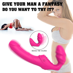 Strapless Strap On, Dual Ended Vibrator - Image 9