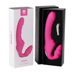 Strapless Strap On, Dual Ended Vibrator - Image 3
