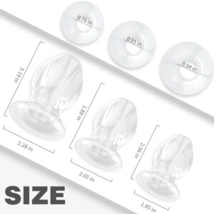 Gape Kings Transparent Hole Stretcher 3 Pack - Image 2