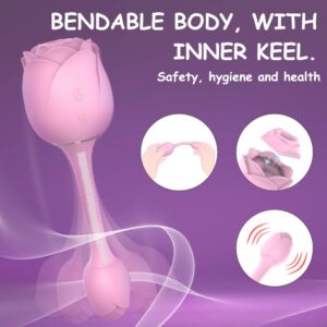 Sucking Flower 3 Rose Shaped Vibrator - Image 12