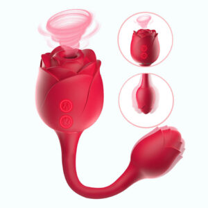 Sucking Flower 3 Rose Shaped Vibrator - Image 4