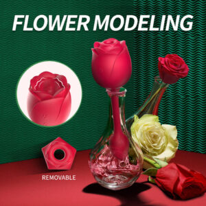Sucking Flower 3 Rose Shaped Vibrator - Image 5