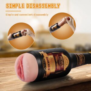 Beer Bottle Shaped Vibrating Flesh Light - Image 5