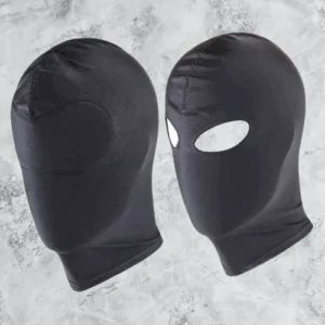 Black Fetish Hood Mask - Image 3
