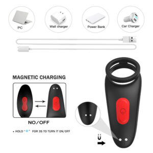 Men Vibrator Cock Ring Remote Controlled - Image 8
