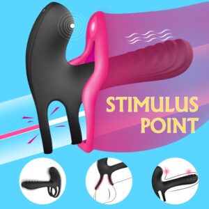 Remote Control Couples Vibrator with Extra Shaft Girth - Image 2