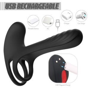 Remote Control Couples Vibrator with Extra Shaft Girth - Image 6