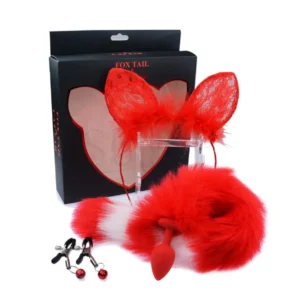 Fox Tail Anal Plug Set - Image 3